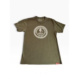 Nintendo T-Shirt Adult Medium Olive Green Zelda Link NY Graphic Tee